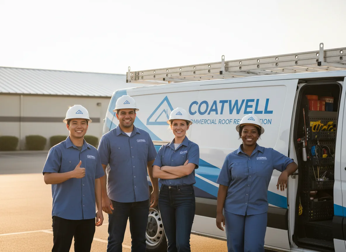 Commercial roof coating company in Ludlow, MA